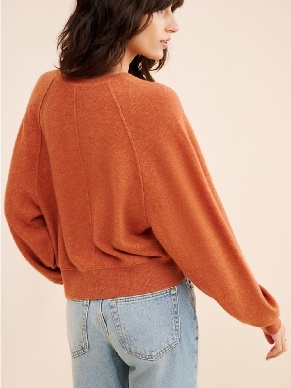Free People Porta Cashmere Henley Sweater - Picture 3 of 9